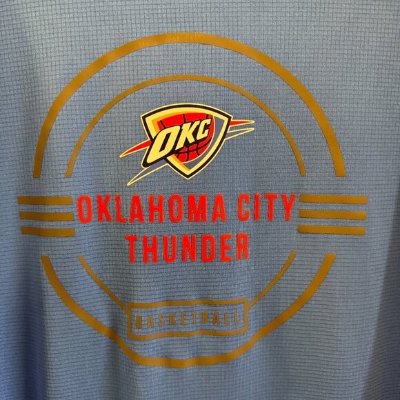 Men's Oklahoma City Thunder NBA Long Sleeve Performance Shirt. Size Large - Picture 3 of 6